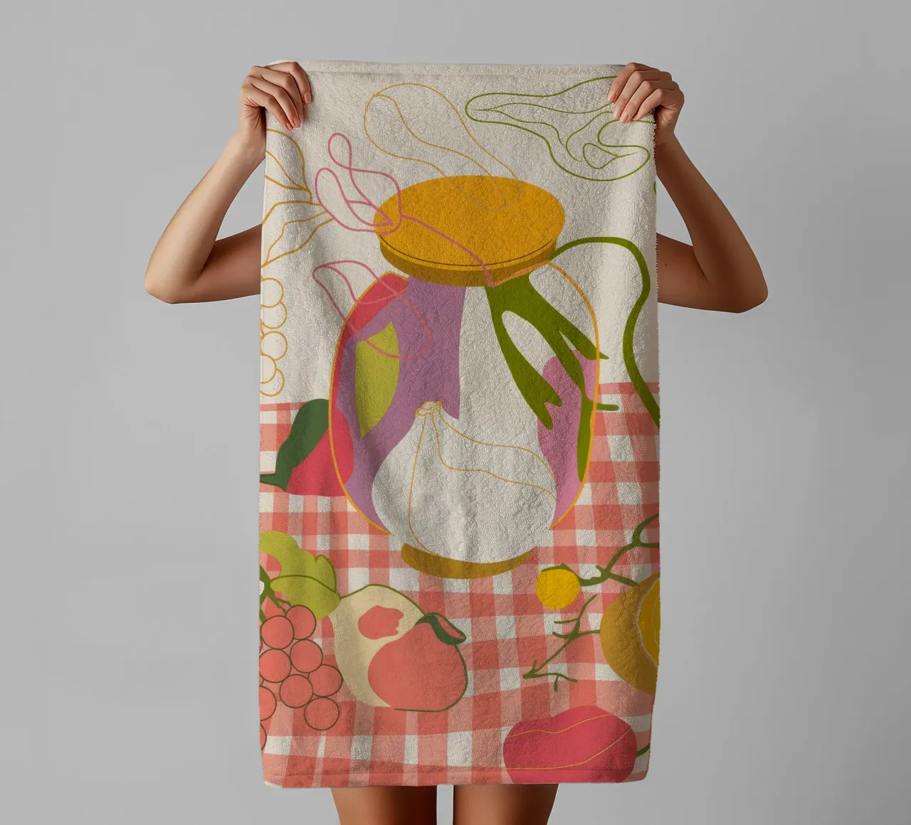 Citrus Table Harmony towel by Kamera Obskura