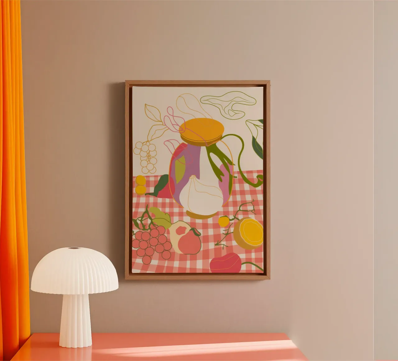Citrus Table Harmony canvas by Kamera Obskura