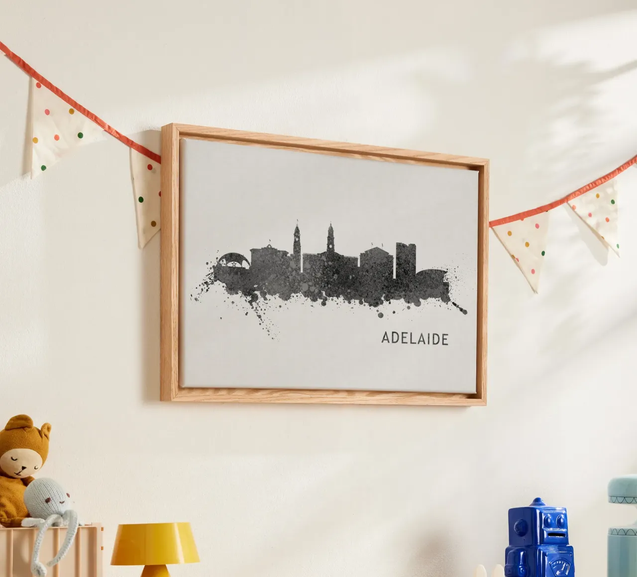 Adelaide Australia canvas met Baklijst van Travelstudio