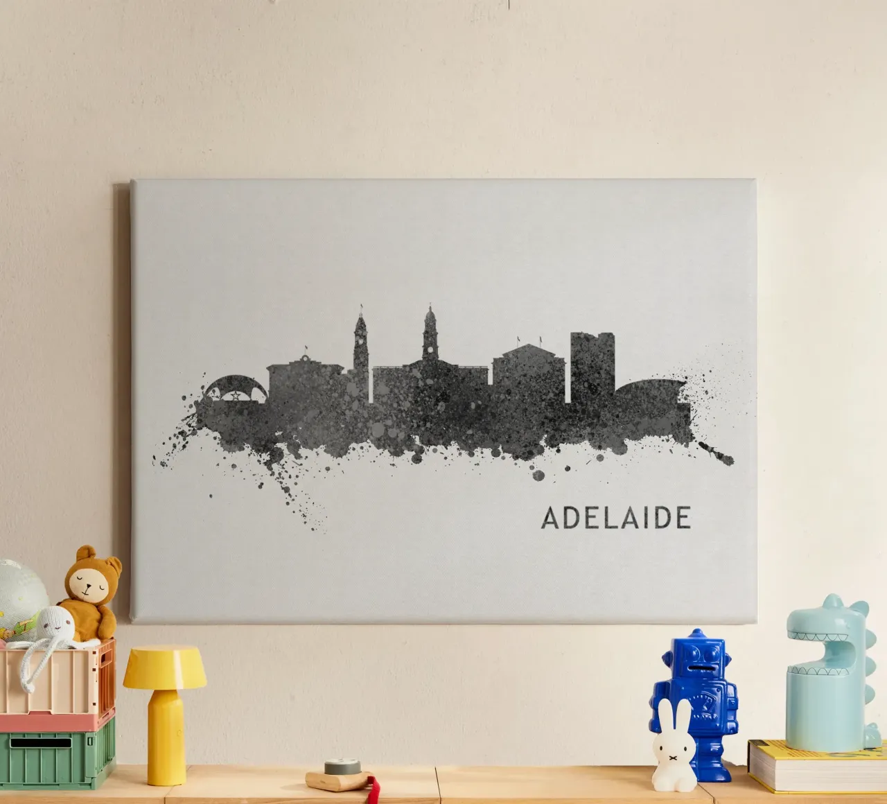 Adelaide Australia canvas met Baklijst van Travelstudio
