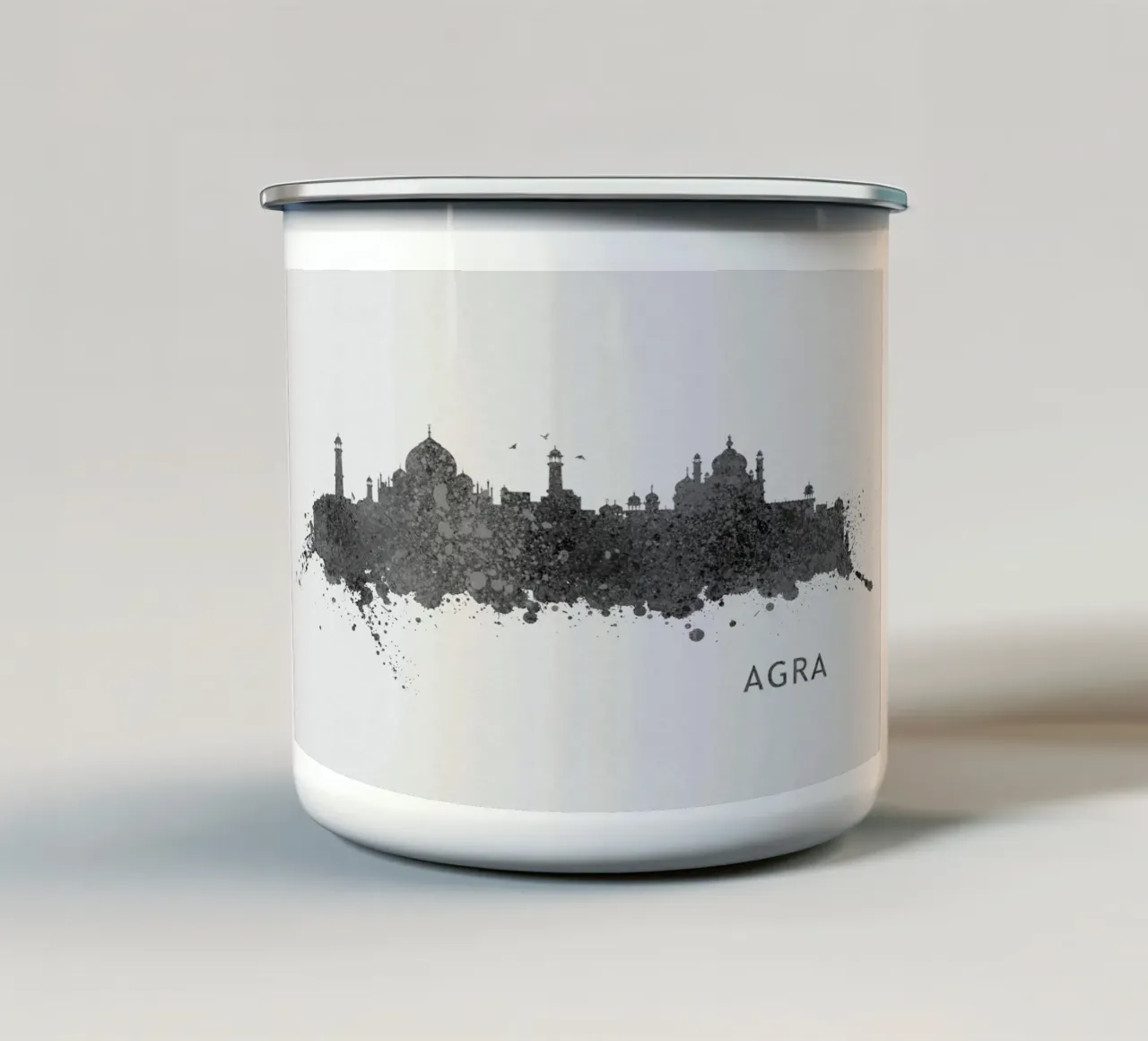 Agra India tazza in smalto da Travelstudio