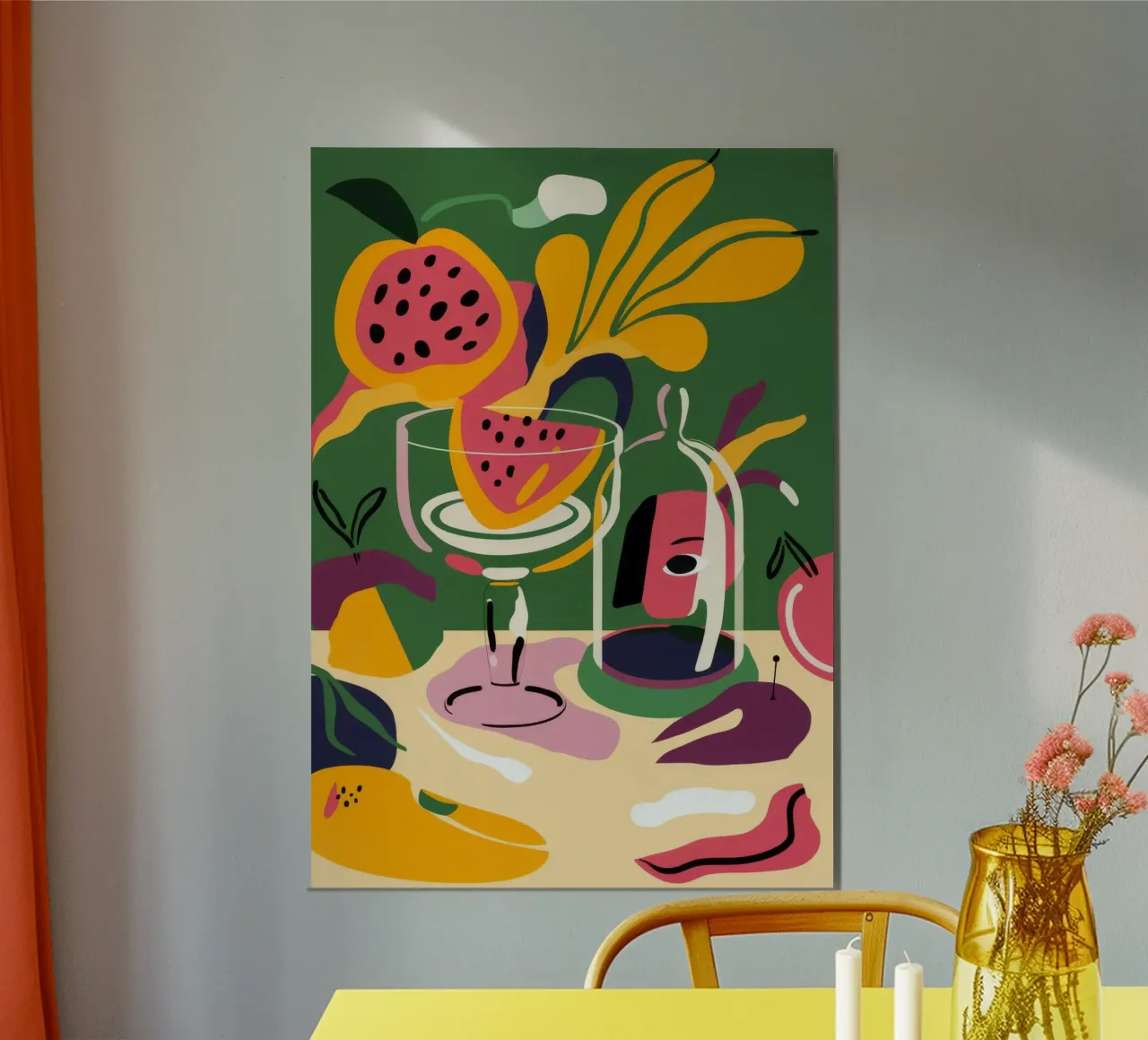 Delizia tropicale poster con telaio in alluminio da Kamera Obskura