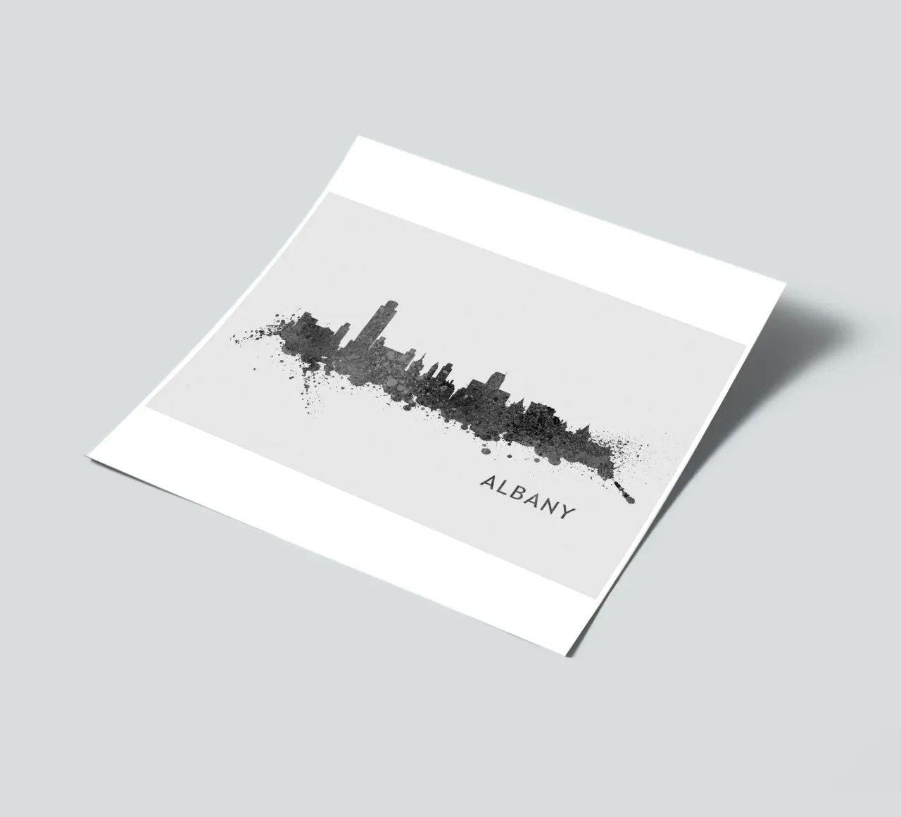Albany New York Stickerbogen von Travelstudio