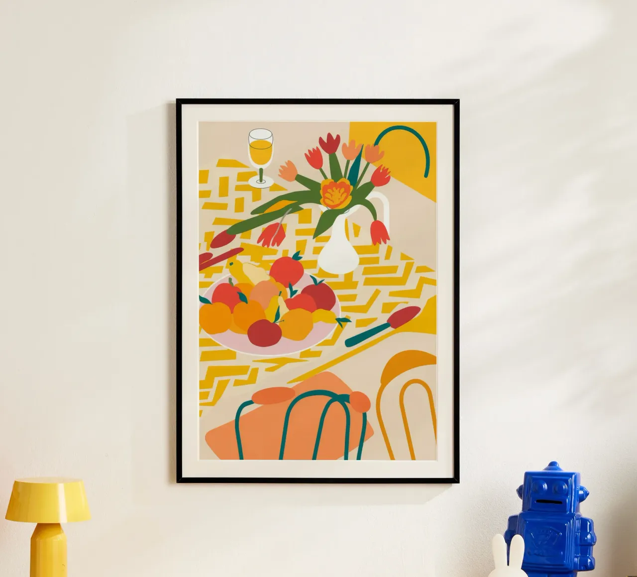 Scena di banchetto illuminata dal sole carta hahnemühle da Kamera Obskura