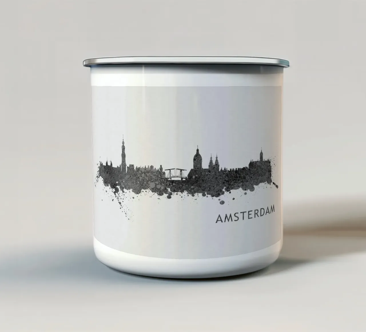 Amsterdam Netherlands tazza in smalto da Travelstudio
