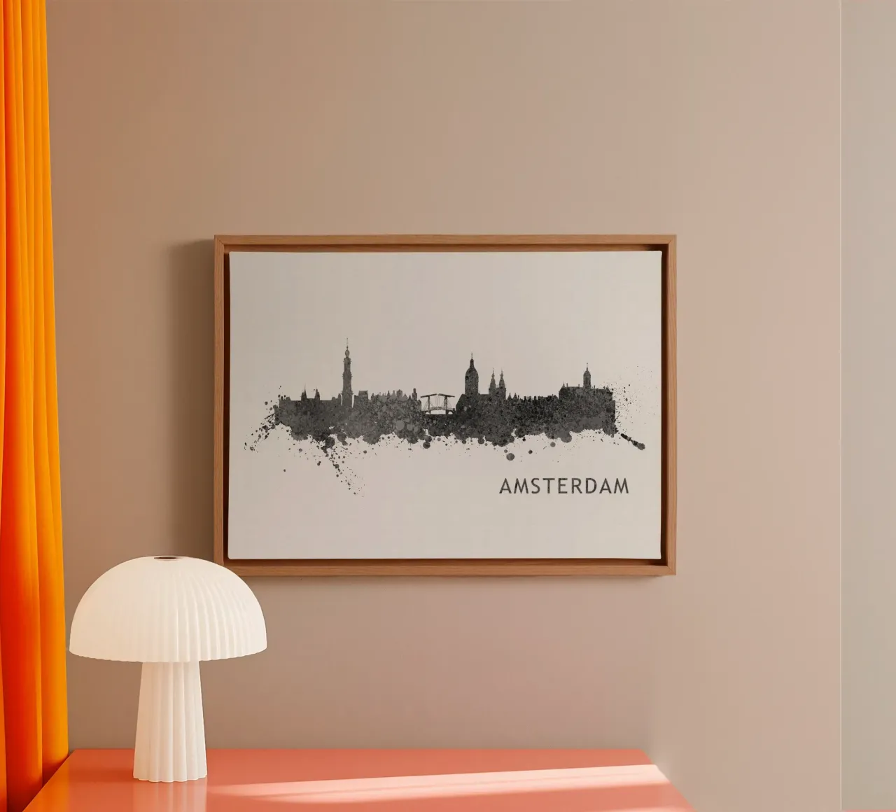 Amsterdam Netherlands tela con Cornice a cassetta da Travelstudio