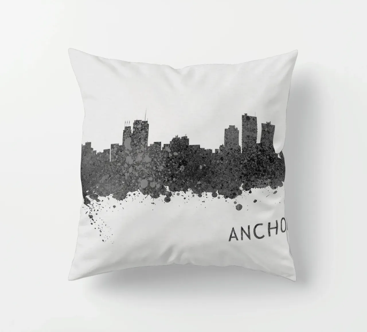 Anchorage Alaska cuscino da Travelstudio