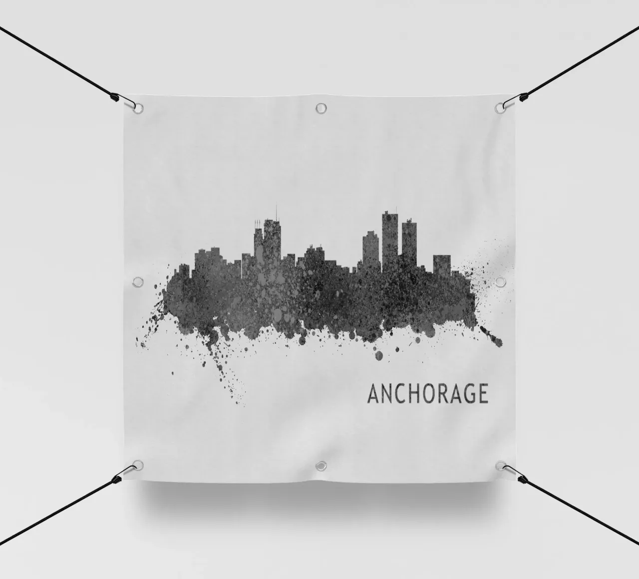 Anchorage Alaska telo in pvc da Travelstudio
