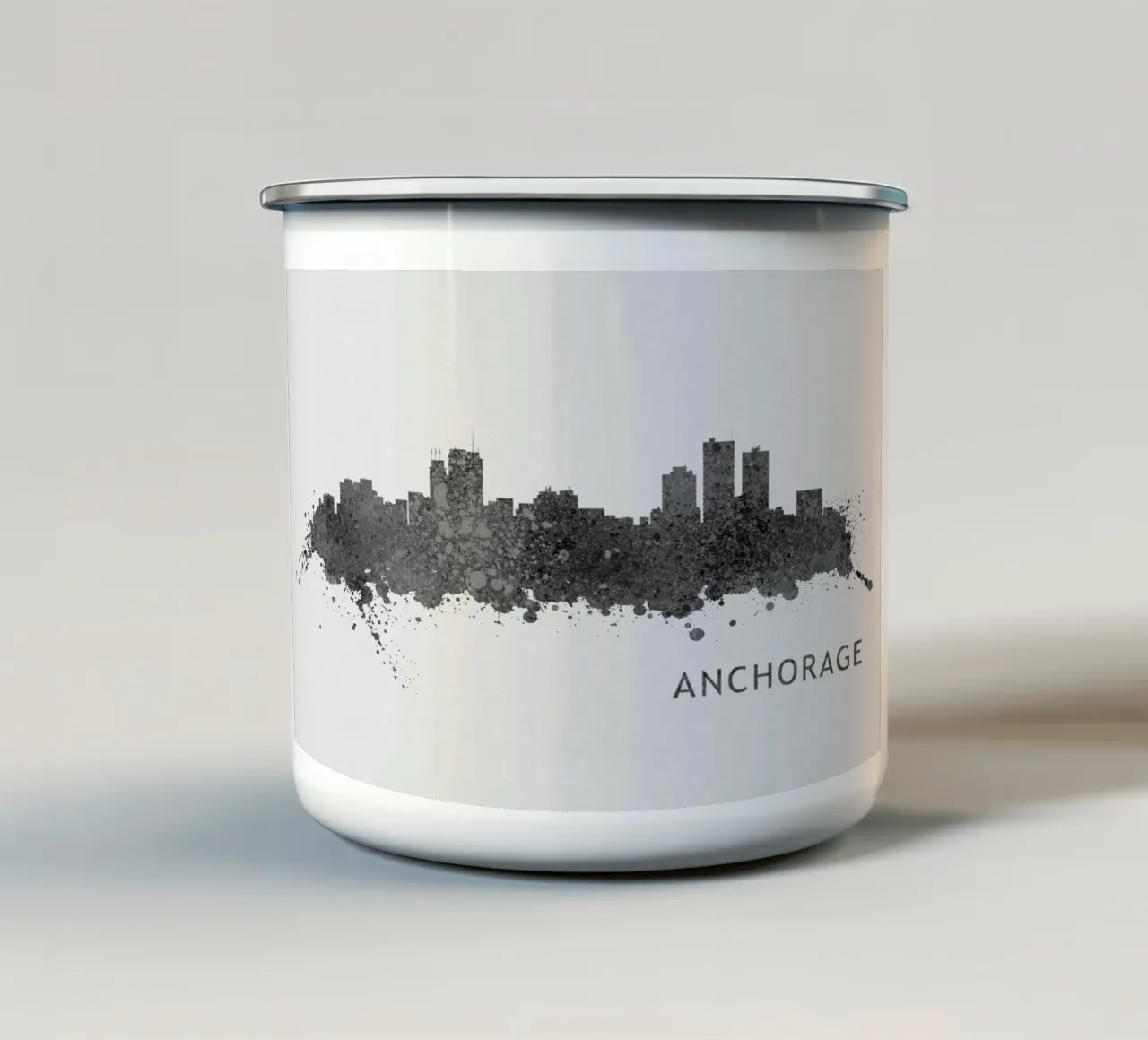 Anchorage Alaska tazza in smalto da Travelstudio