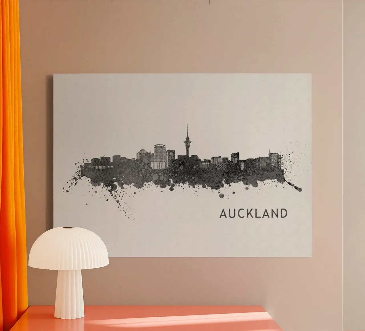 Auckland New Zealand canvas met Baklijst van Travelstudio