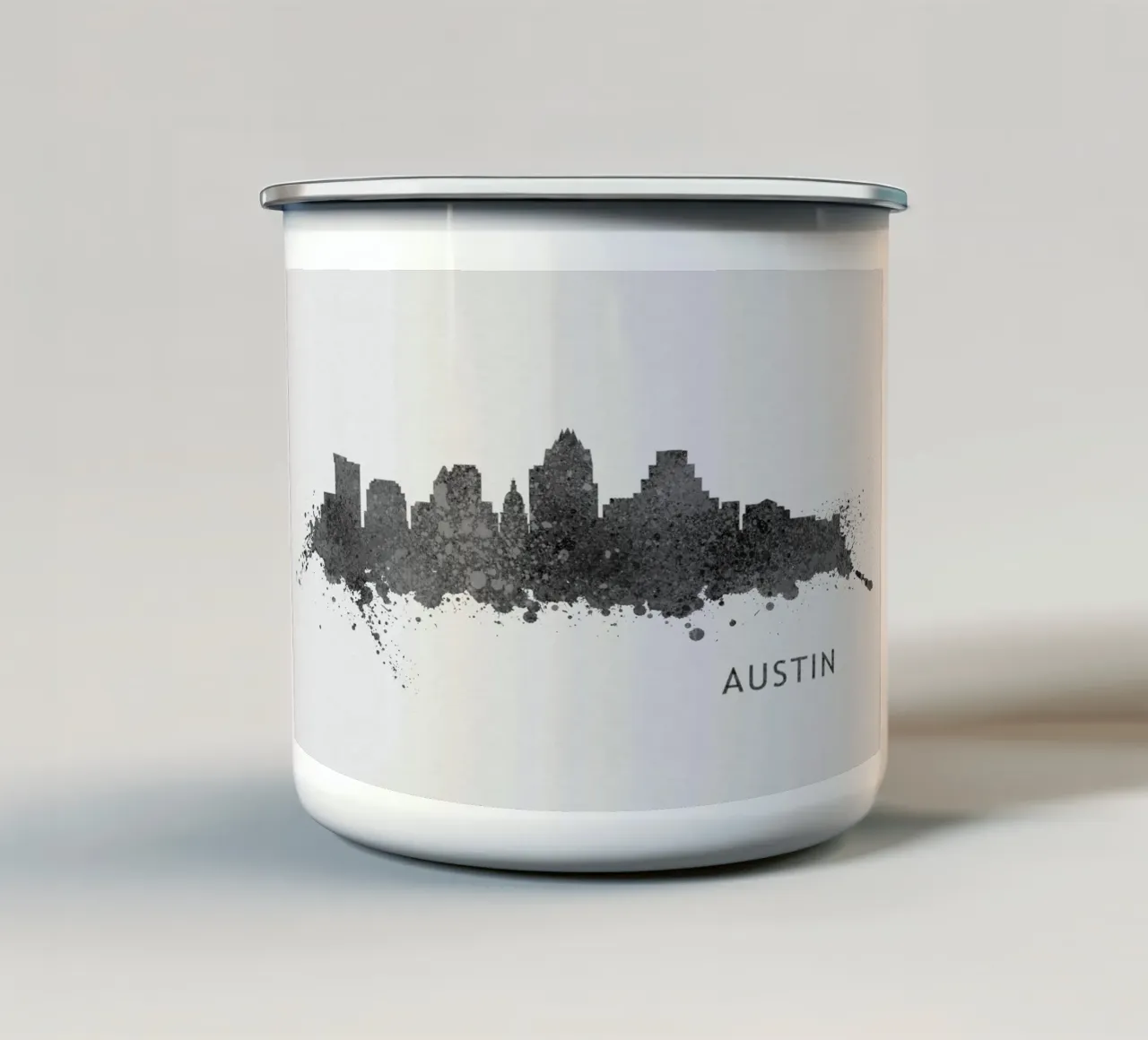 Austin Texas tazza in smalto da Travelstudio