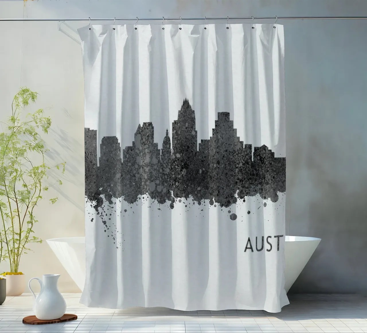 Austin Texas shower curtain by Travelstudio