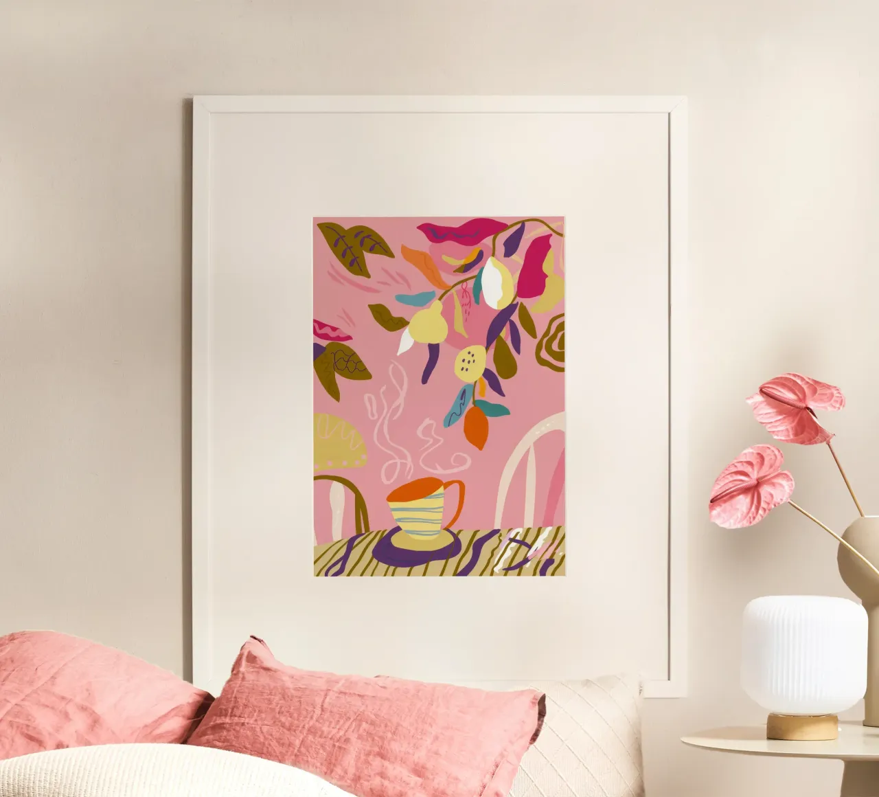 Fantasia astratta di frutta poster da Kamera Obskura