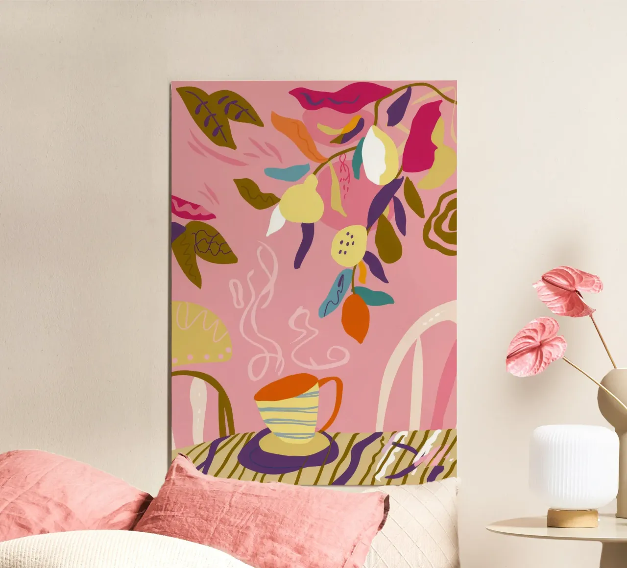 Fantasia astratta di frutta poster da Kamera Obskura