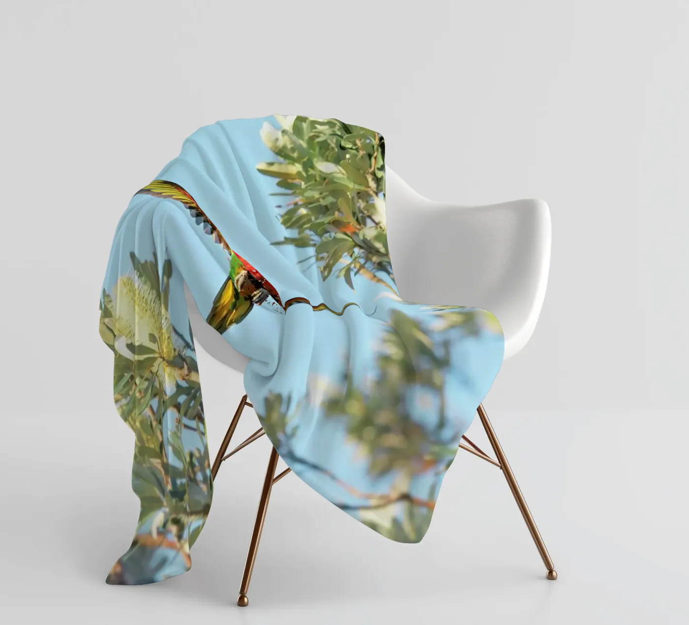 Lorry plaid polaire de Charlotte Curd