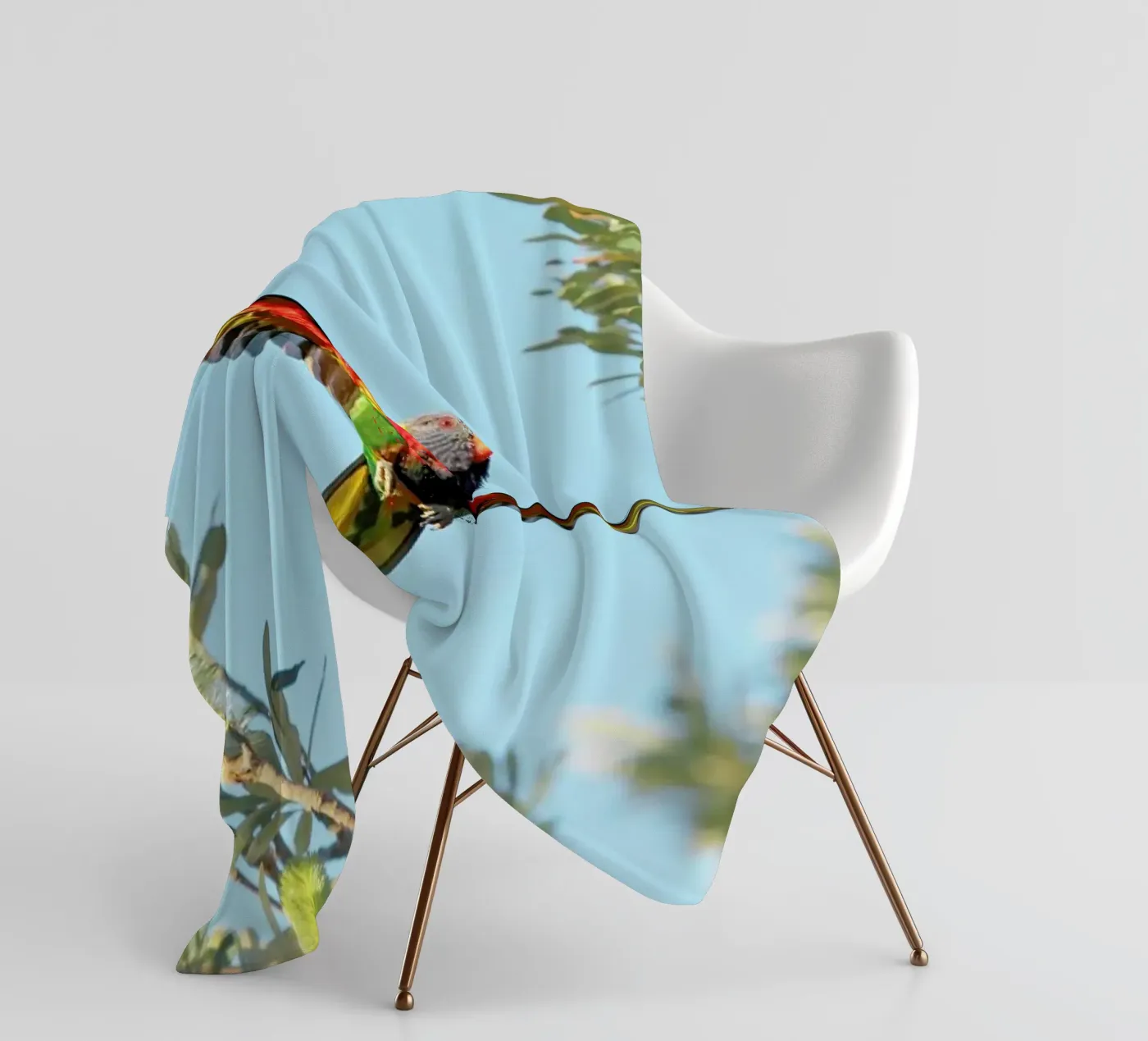 Lorry plaid polaire de Charlotte Curd