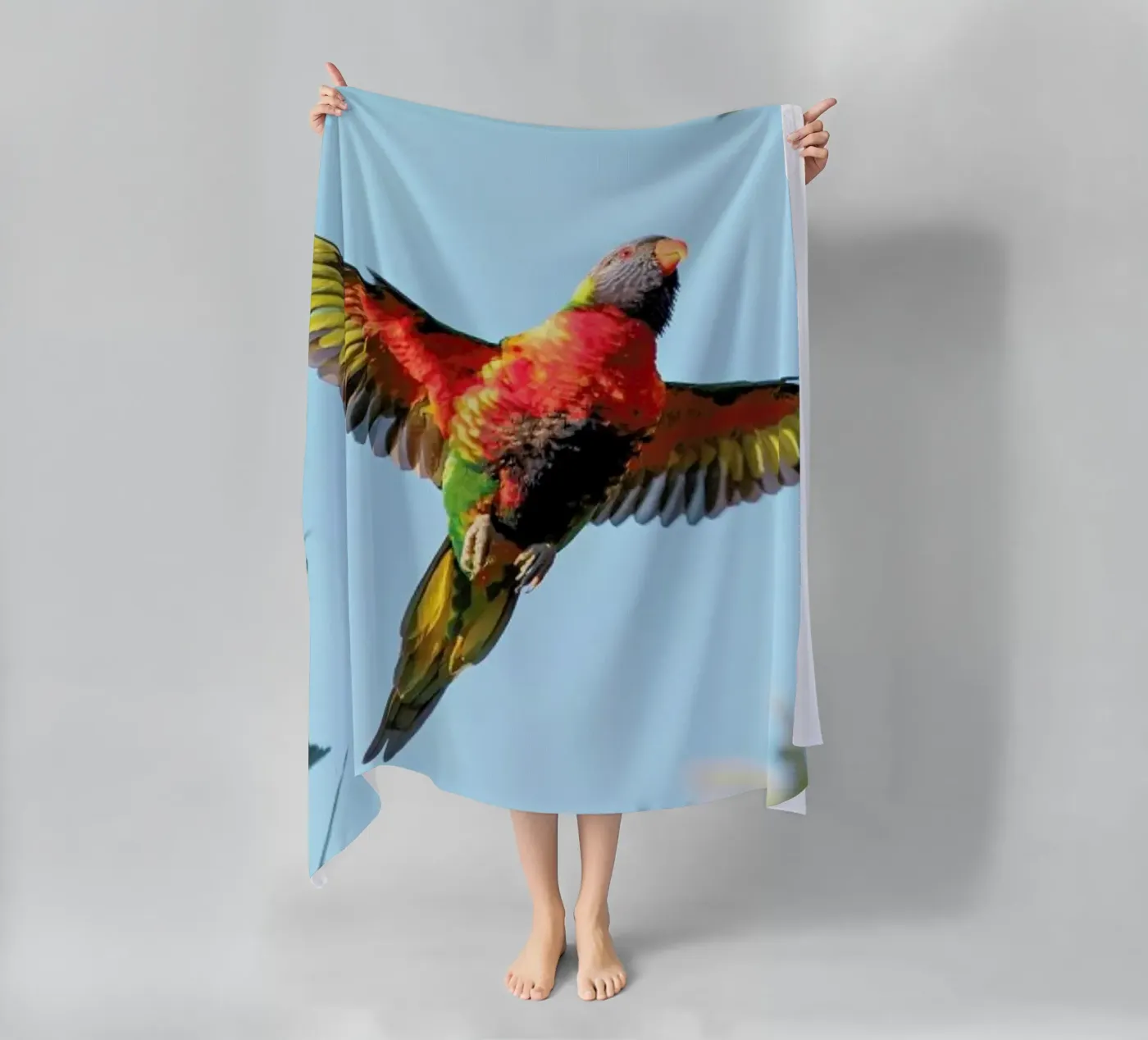 Lorry beach towel by Charlotte Curd