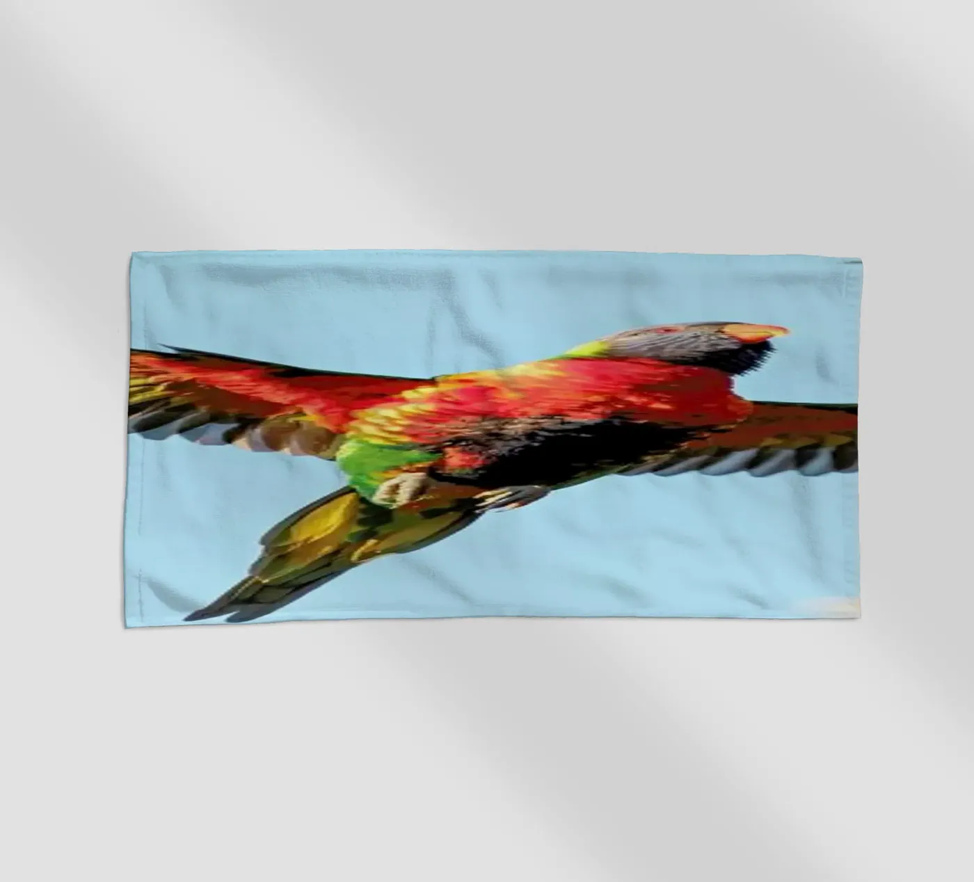 Lorry beach towel by Charlotte Curd
