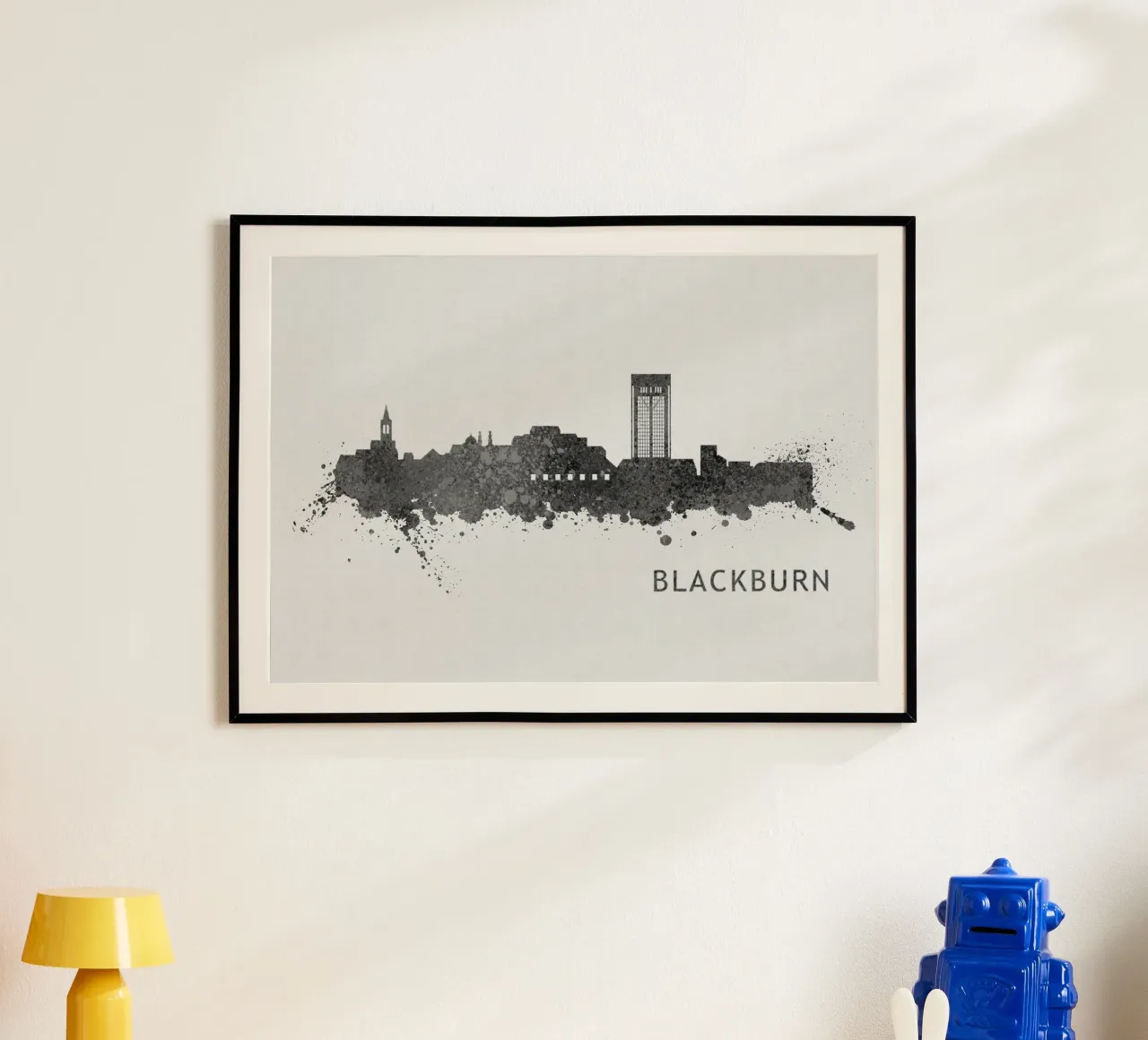 Blackburn England poster con telaio in plastica da Travelstudio