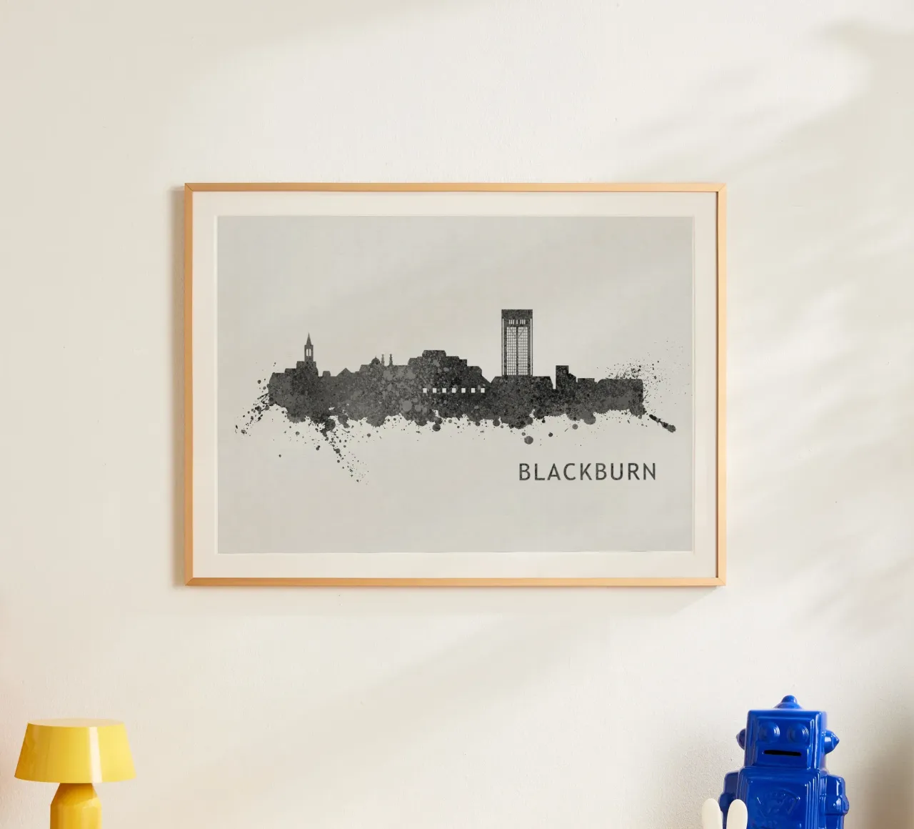 Blackburn England poster con telaio in plastica da Travelstudio