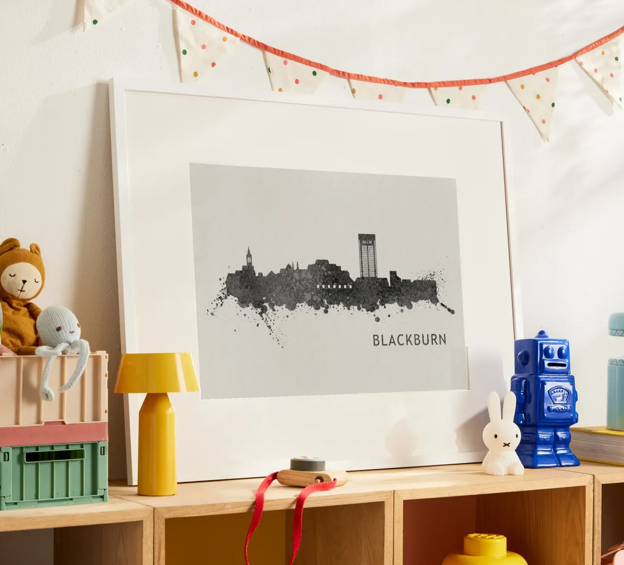 Blackburn England poster con telaio in plastica da Travelstudio