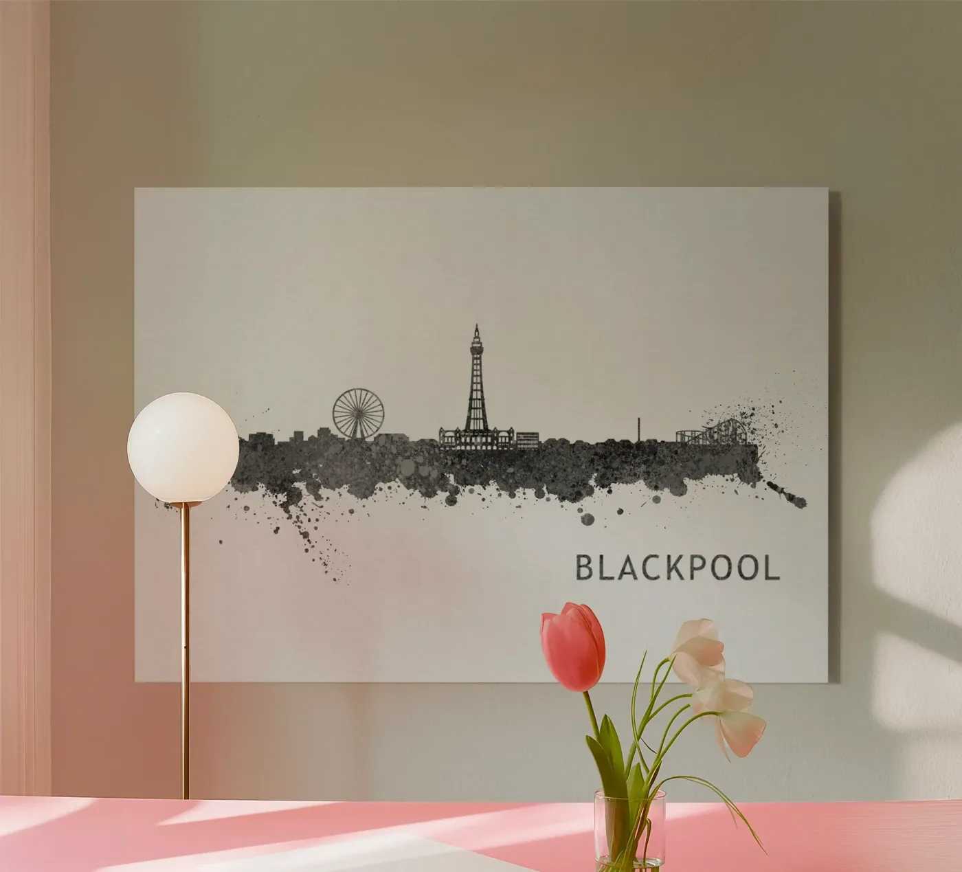 Blackpool England acrylic glass by Travelstudio