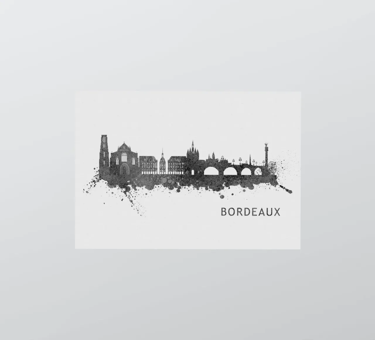Bordeaux France adesivo da Travelstudio