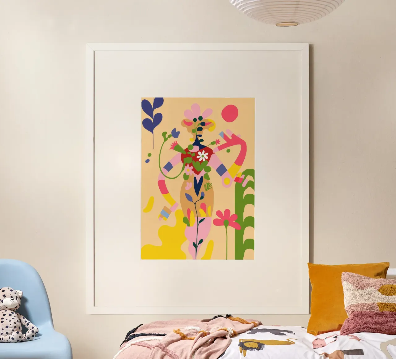 Floraison abstraite et ludique poster de Kamera Obskura