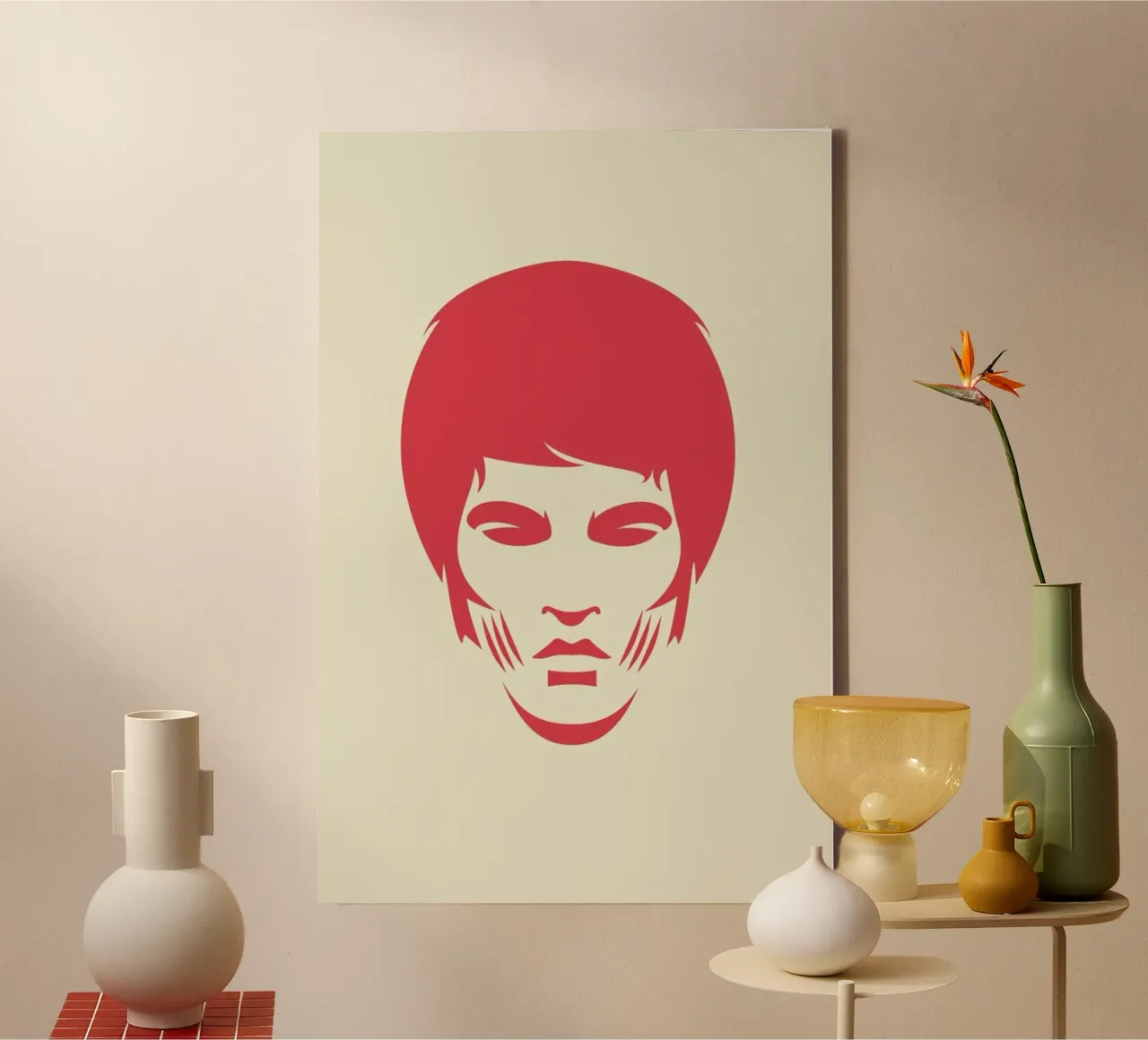 Bruce Lee tela con Cornice a cassetta da Bruno Morphet