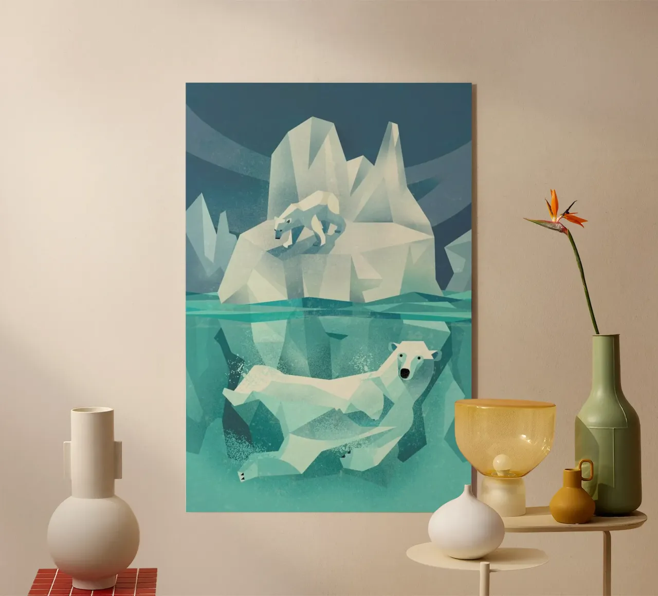 Polar Bear plexiglass da Dieter Braun