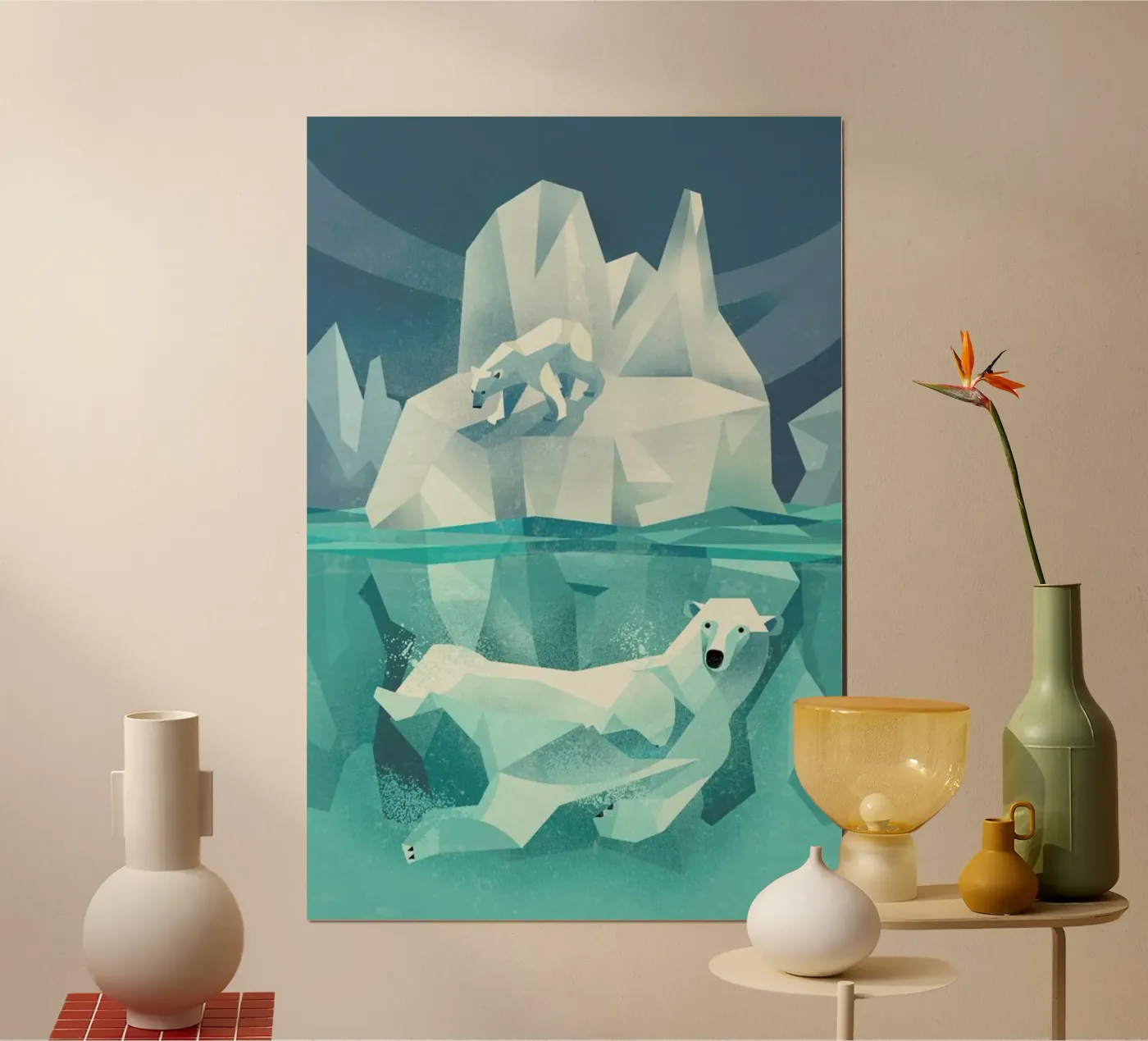 Polar Bear poster by Dieter Braun