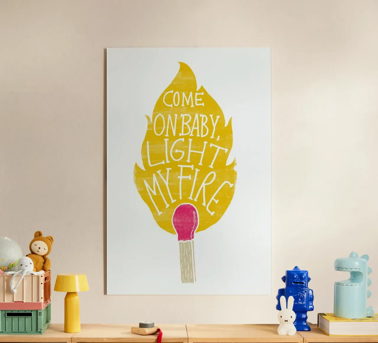 Fire acrylic glass by typealive