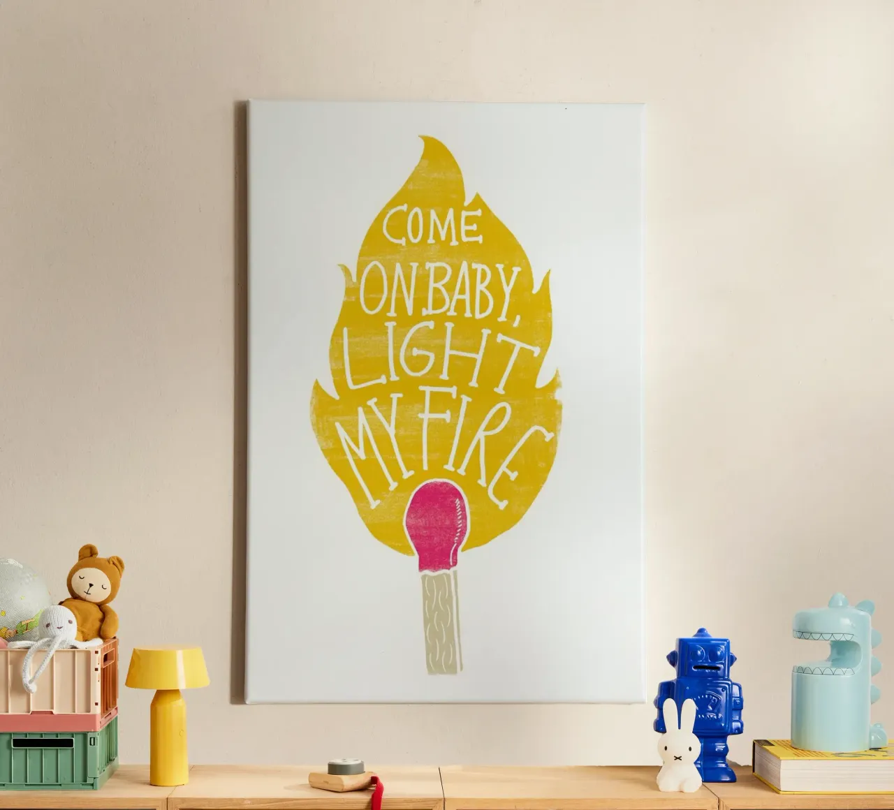 Fire canvas by typealive