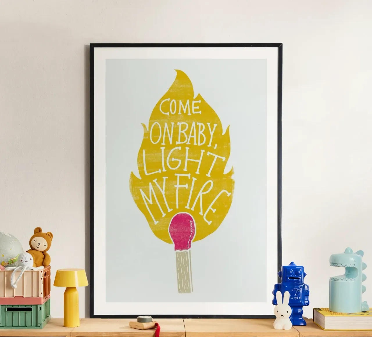 Fire poster by typealive