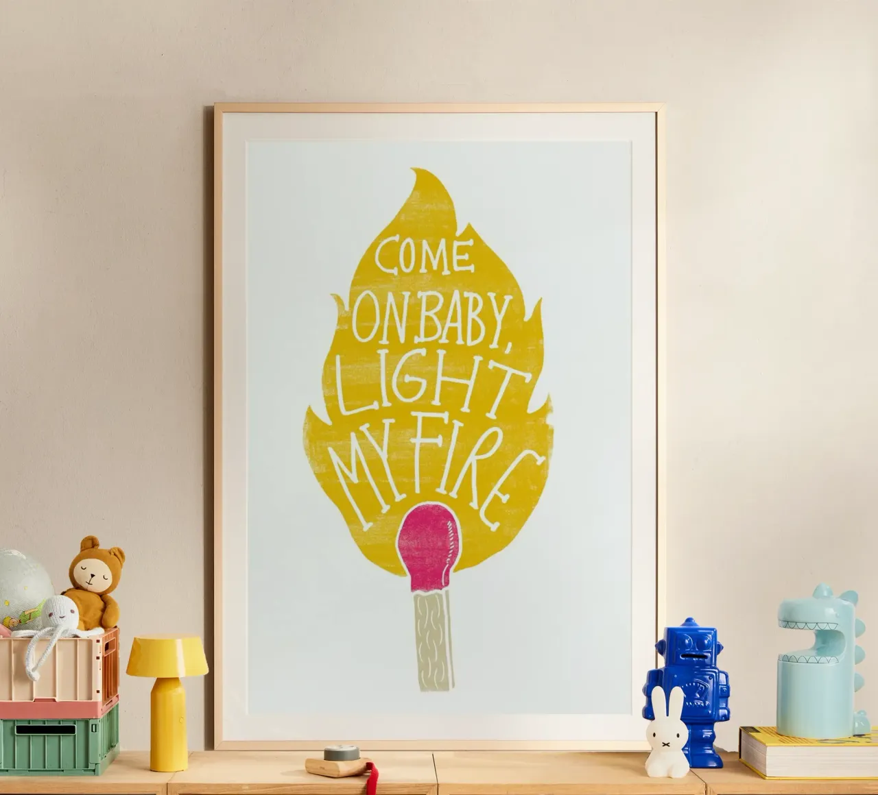 Fire poster by typealive