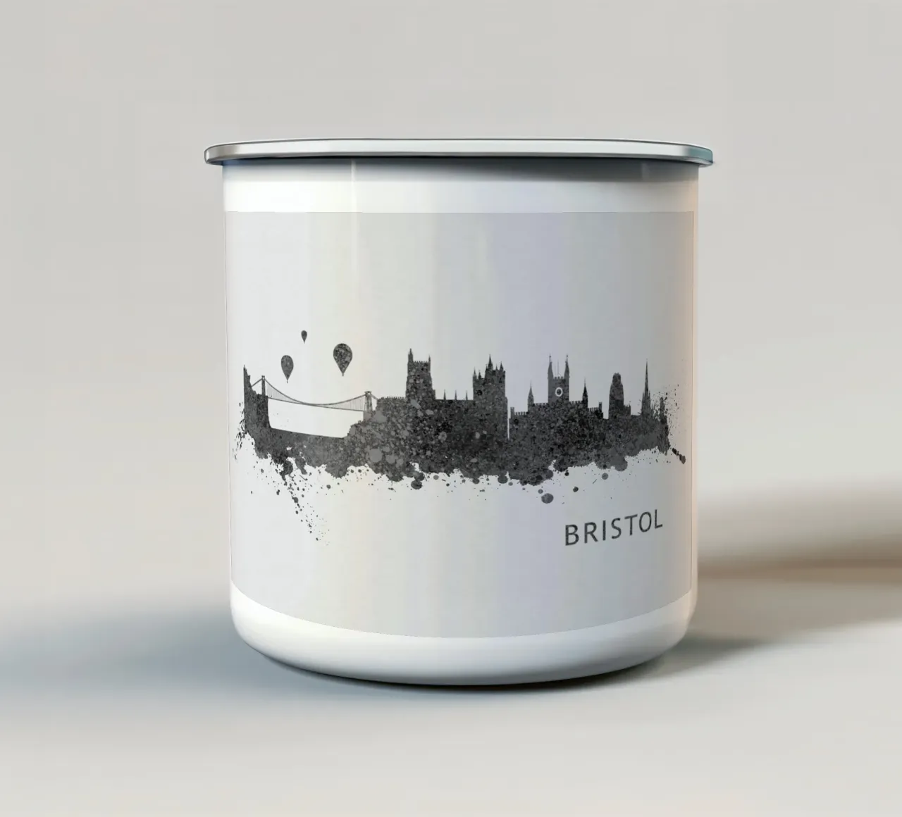Bristol England tazza in smalto da Travelstudio