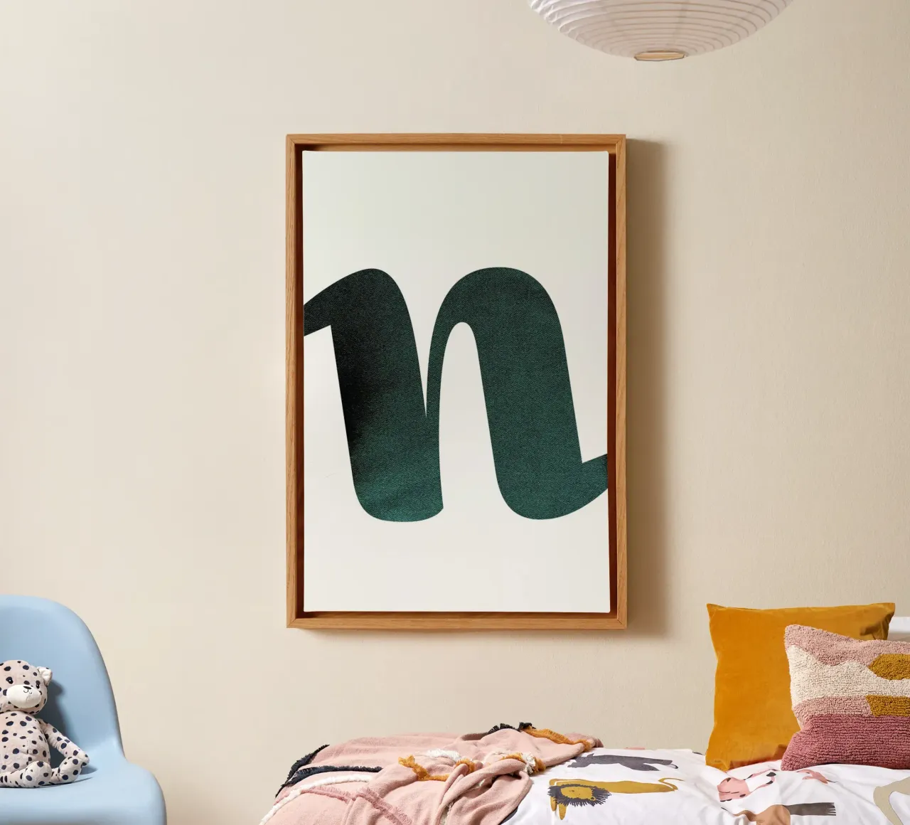 Green N tela con Cornice a cassetta da petiteCAPS