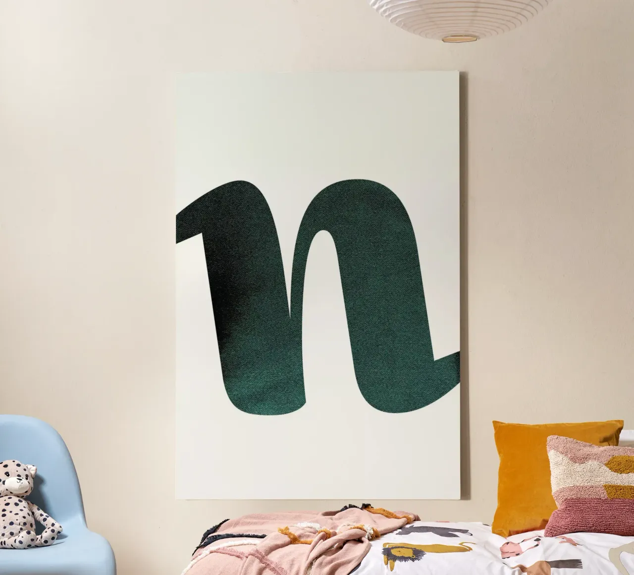 Green N tela con Cornice a cassetta da petiteCAPS