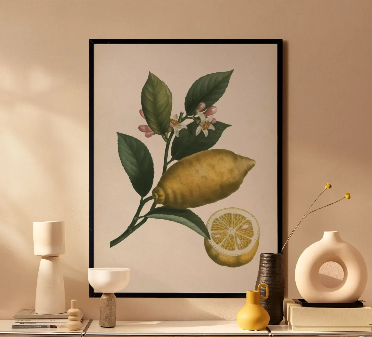 Vintage Redouté 1 Citrus Limonium poster da Vintage Print Collection