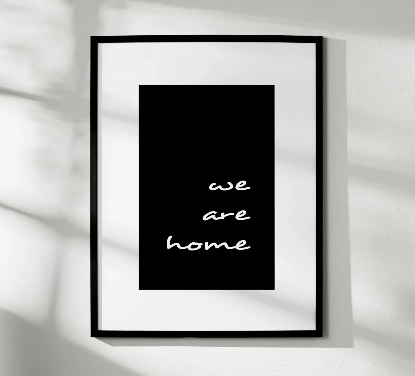 Home poster van WordArt by Steffi