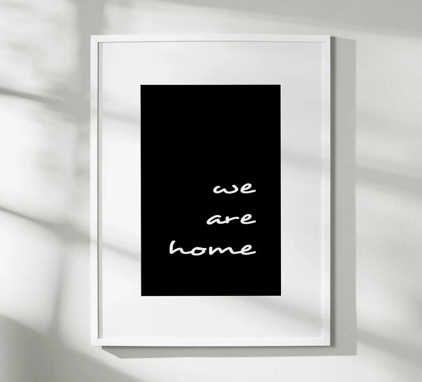Home poster van WordArt by Steffi
