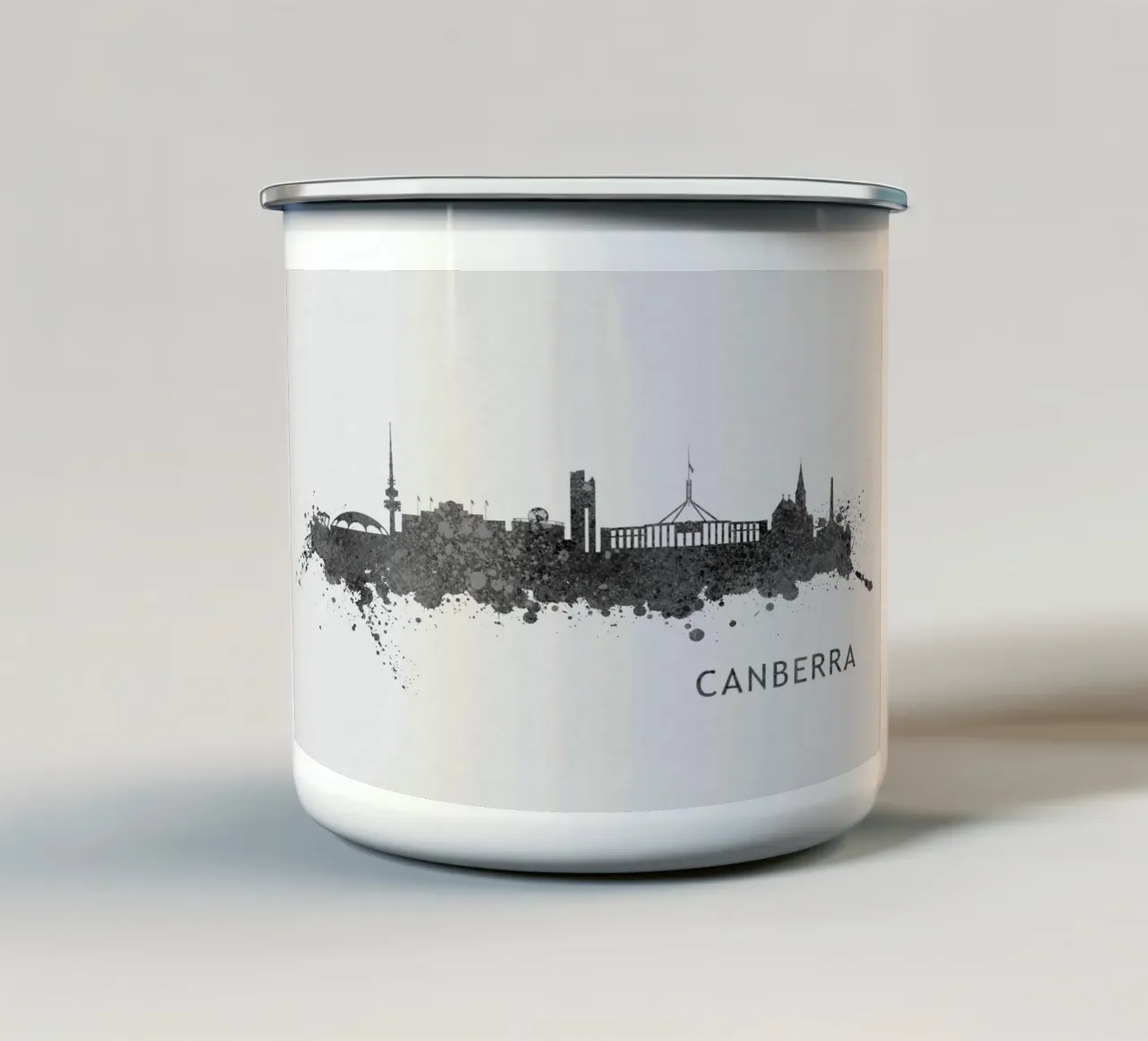 Canberra Australia tazza in smalto da Travelstudio