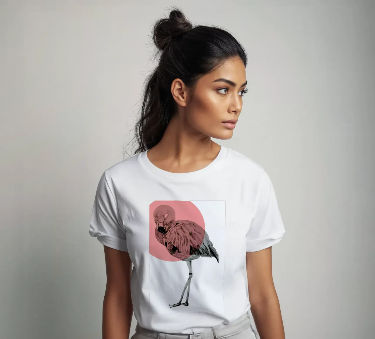 Flamingo t-shirt da Morgan Kendall