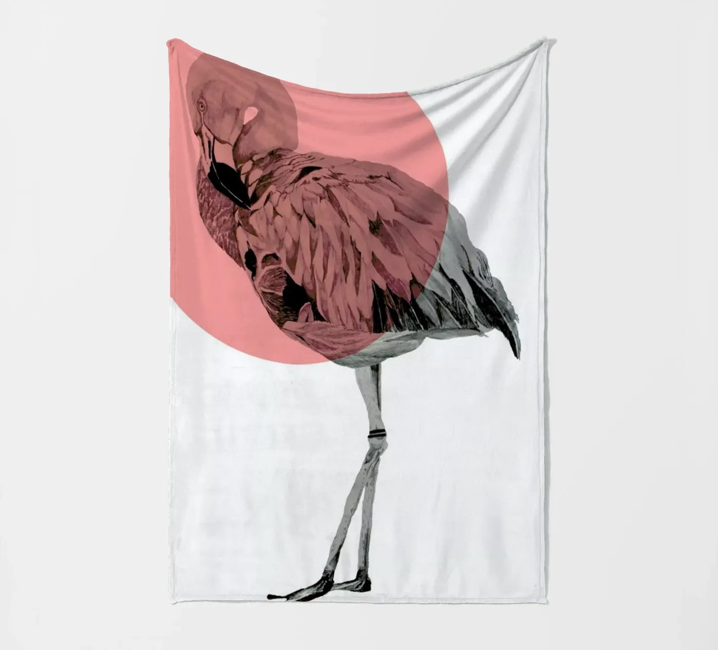 Flamingo Fleecedecke von Morgan Kendall