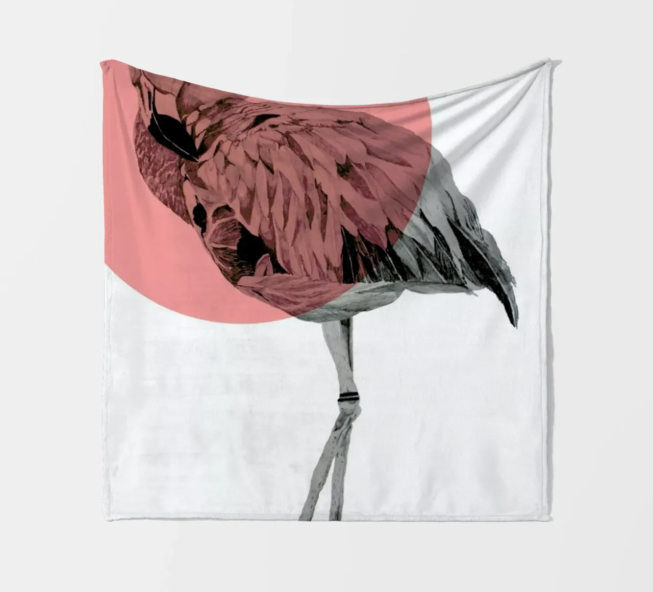 Flamingo coperta in pile da Morgan Kendall