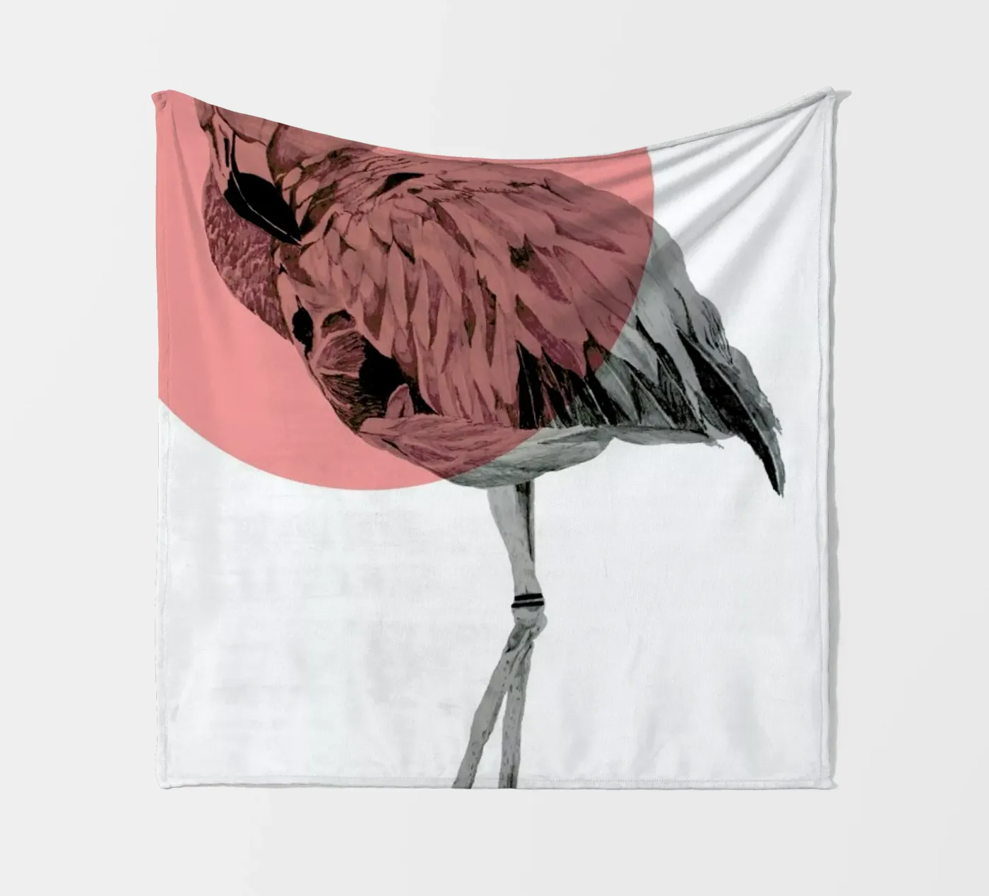 Flamingo Fleecedecke von Morgan Kendall
