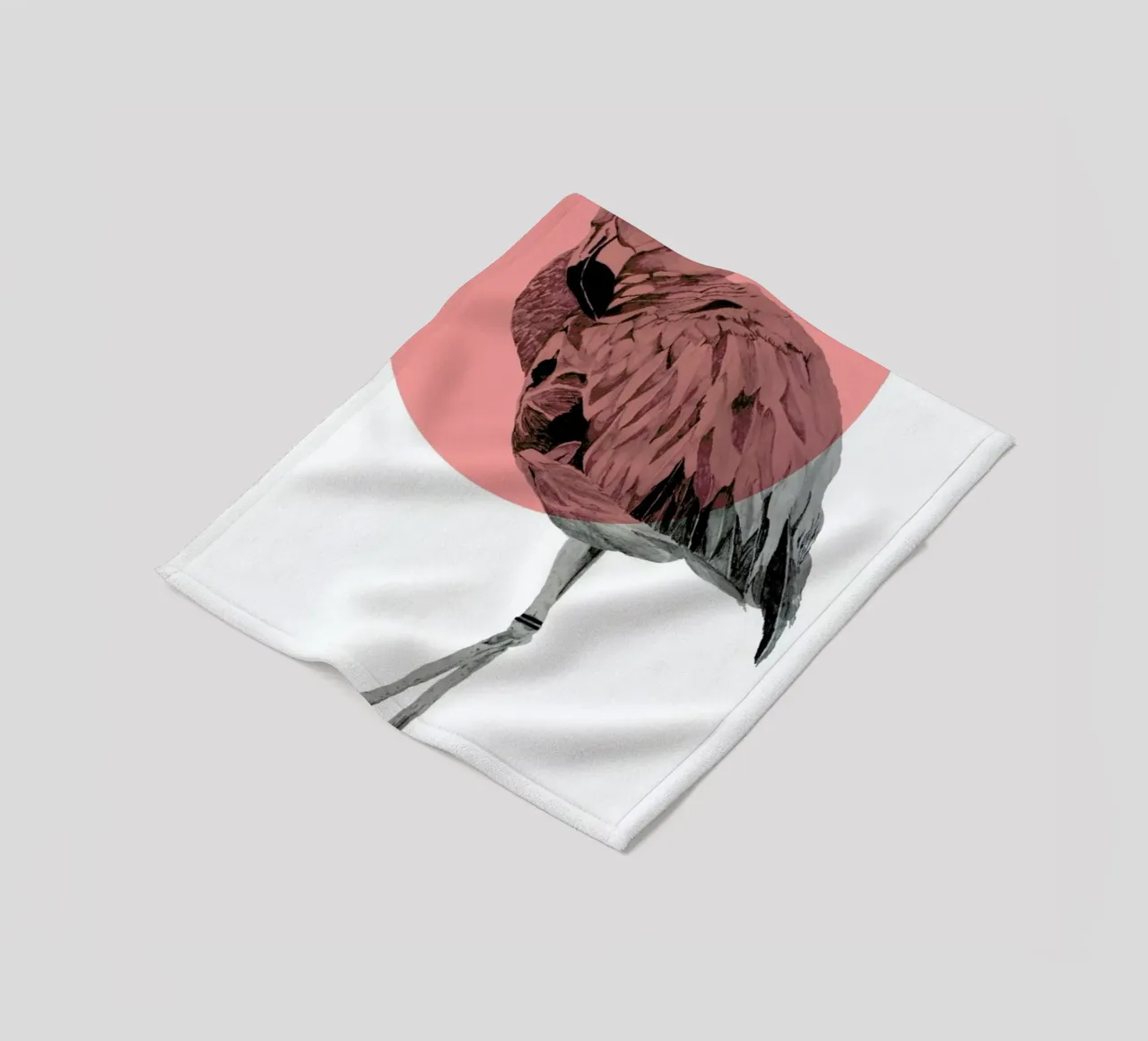 Flamingo coperta in pile da Morgan Kendall