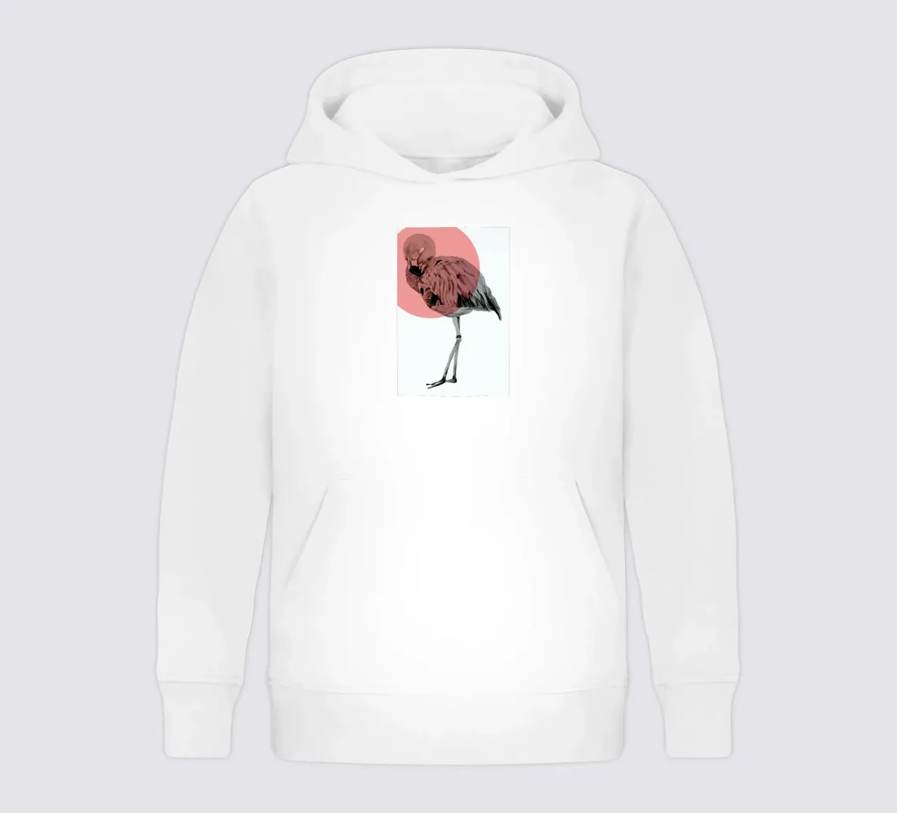Flamingo felpa bambino con cappuccio da Morgan Kendall