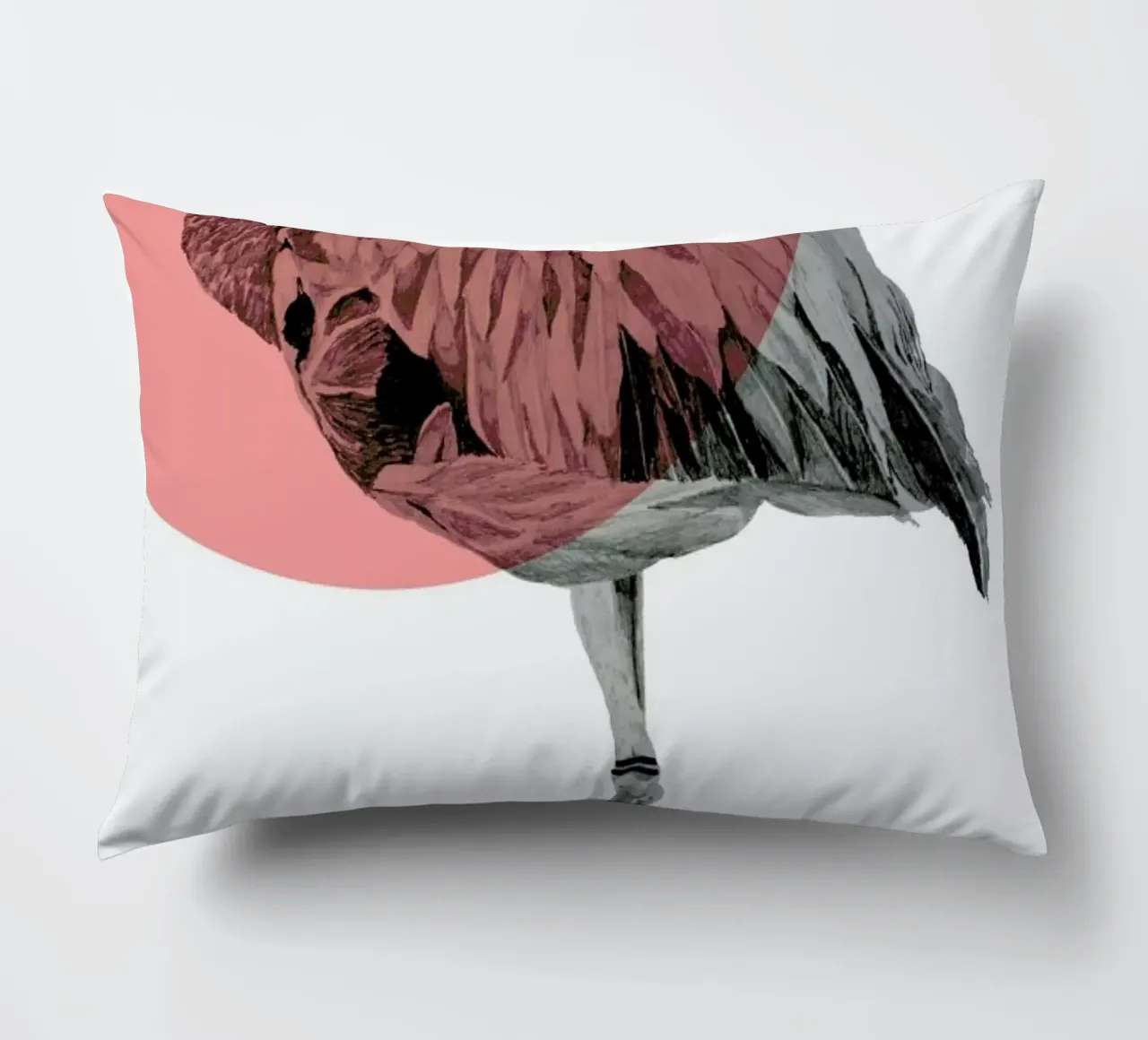 Flamingo cuscino da Morgan Kendall