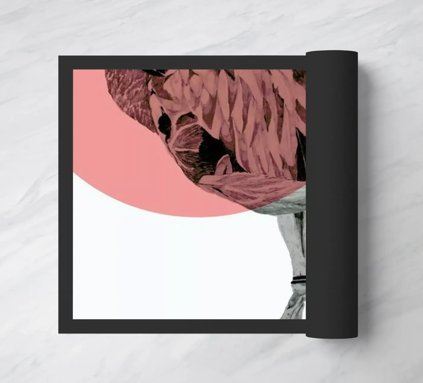 Flamingo deurmat van Morgan Kendall